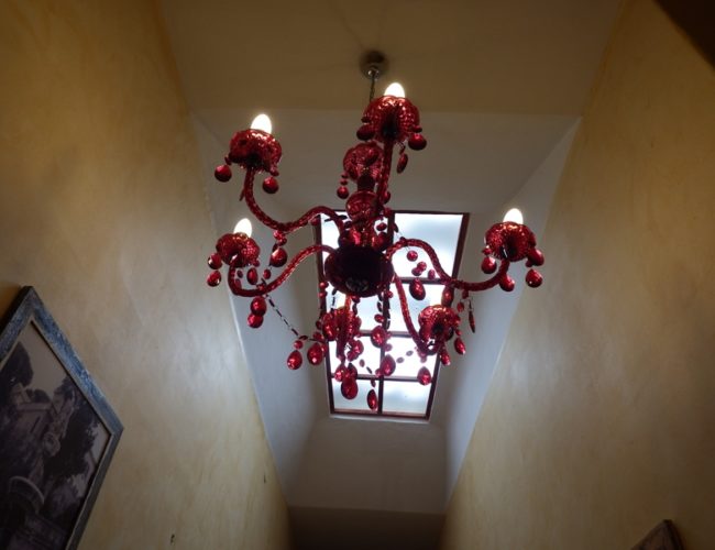 lampadario corridoio hotel touring messina